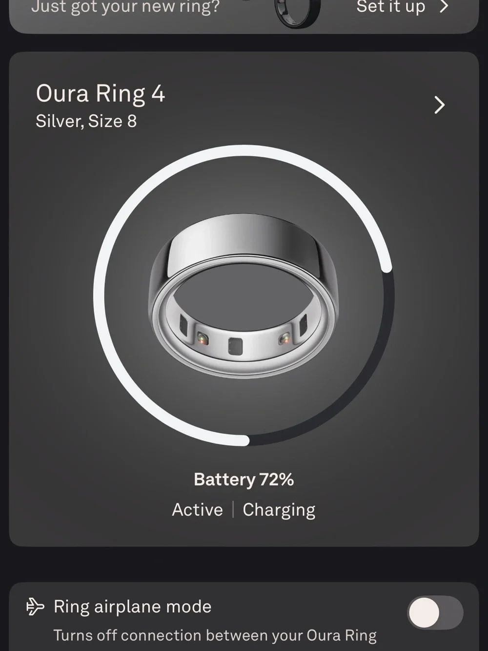 Oura Silver Ring 4